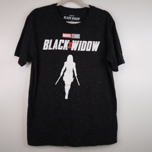 Marvel Studios Black Widow Comic Con Gray T-Shirt Size L - Picture 1 of 7